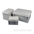 13 Sizes Stainless Steel Clip Buckle Type Clear Cover IP67 Plastic ABS NEMA Box With Hinged Lid wall mount enclosure